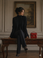 کیف دوشی چرم زنانه مدل شیوا - آموت چرم - Image 8