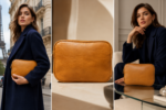کیف دوشی زنانه چرم مدل بنفشه - آموت چرم - Image 7