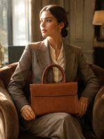 کیف مجلسی زنانه چرم مدل فلارا - آموت چرم - Image 3