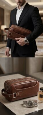 شوزبگ چرم مردانه مدل ماهان - آموت چرم - Image 21