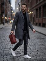 شوزبگ چرم مردانه مدل ماهان - آموت چرم - Image 33