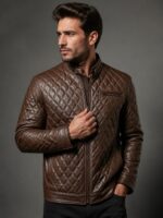 کاپشن چرم مدل آریا - آموت چرم - Image 2
